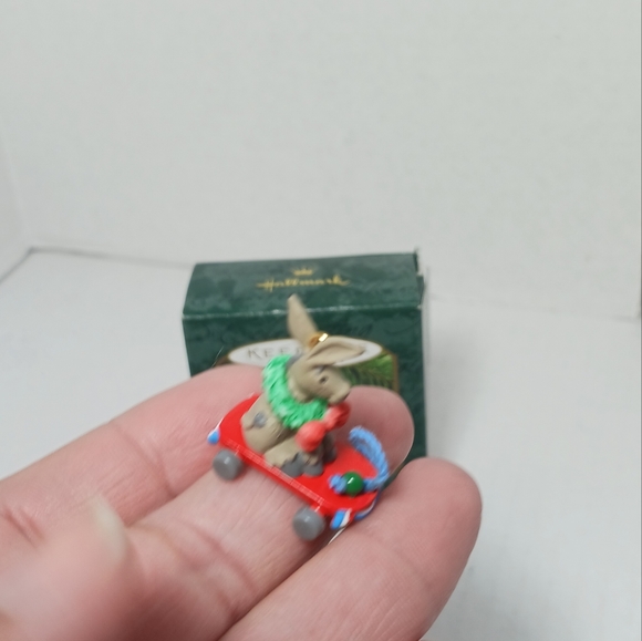 Hallmark Miniature Ornament Devoted Donkey Christmas Decor - Picture 2 of 6